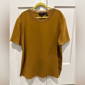 Theory Gold Short Sleeve Tee